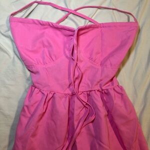 Pink Strappy Dress